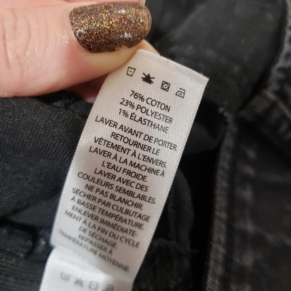 Jones New York Elastic Waist Black Jegging Jeans Size 6 - Picture 7 of 13